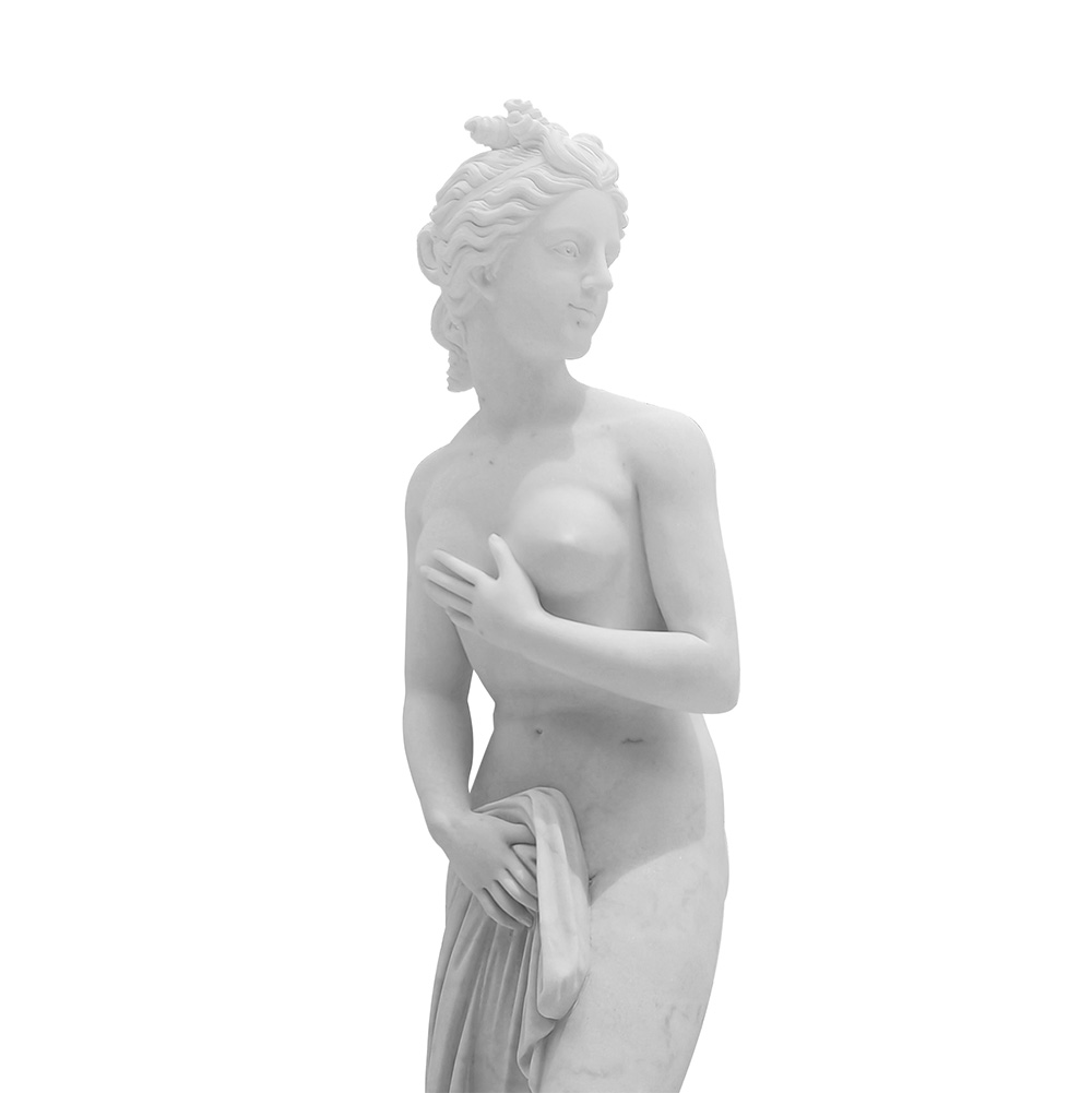 White Marble Venus Pudica Statue